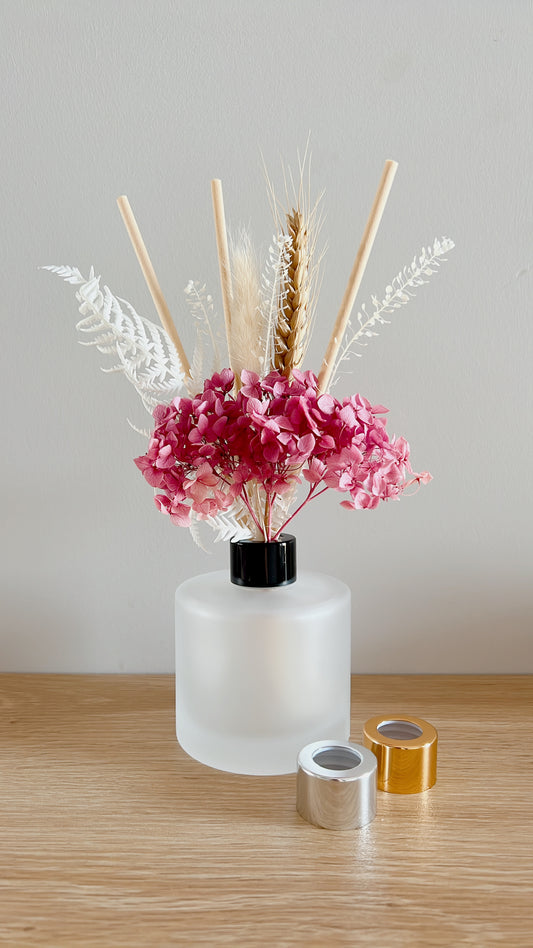 Frosted Deluxe Floral Diffuser Set