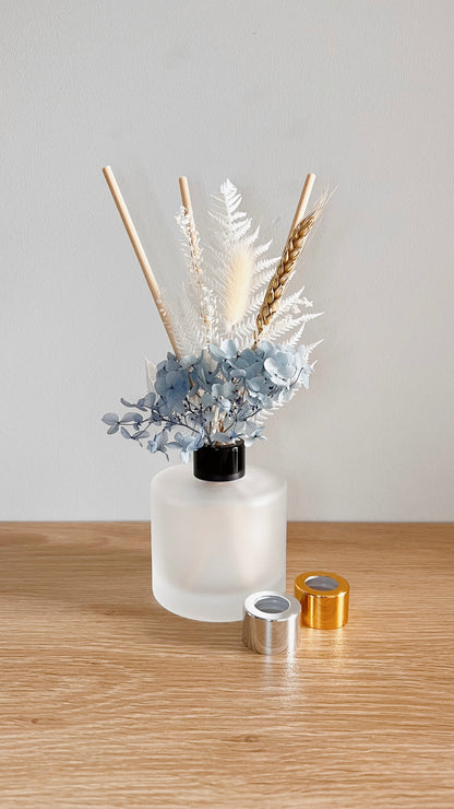 Frosted Deluxe Floral Diffuser Set