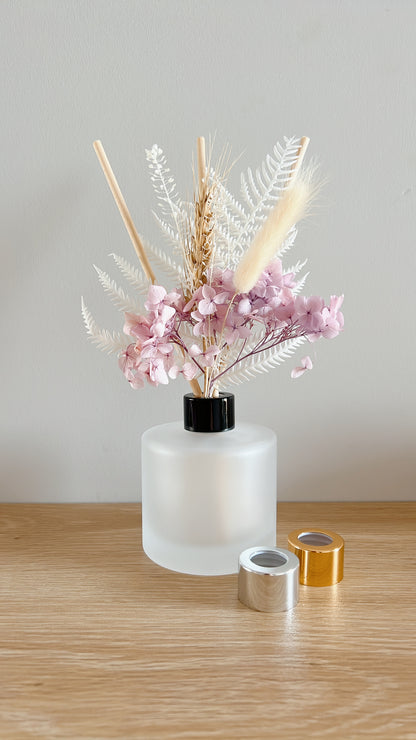 Frosted Deluxe Floral Diffuser Set